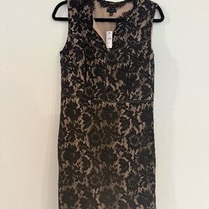 Talbots Black Lace Party Dress NWT
